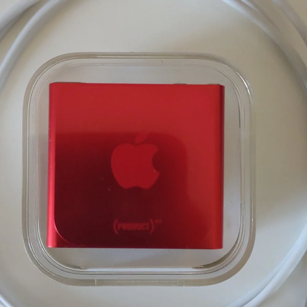 Apple iPod Nano Touch Special Edition RED with watch band.